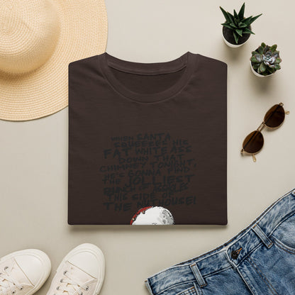 griswold christmas t-shirt lifestyle wear showing comfortable fit