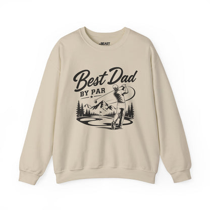 Best Dad By Par Golf Dad Sweatshirt