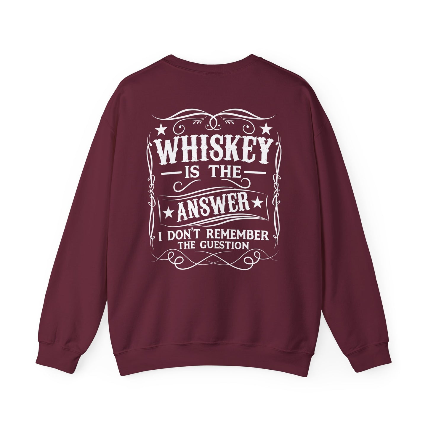 whiskey is the answer sweatshirt sweatshirt second colour product image