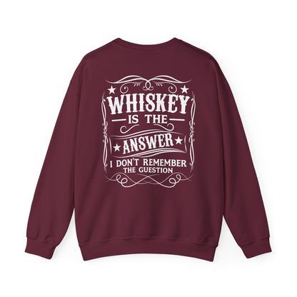 whiskey is the answer sweatshirt sweatshirt second colour product image