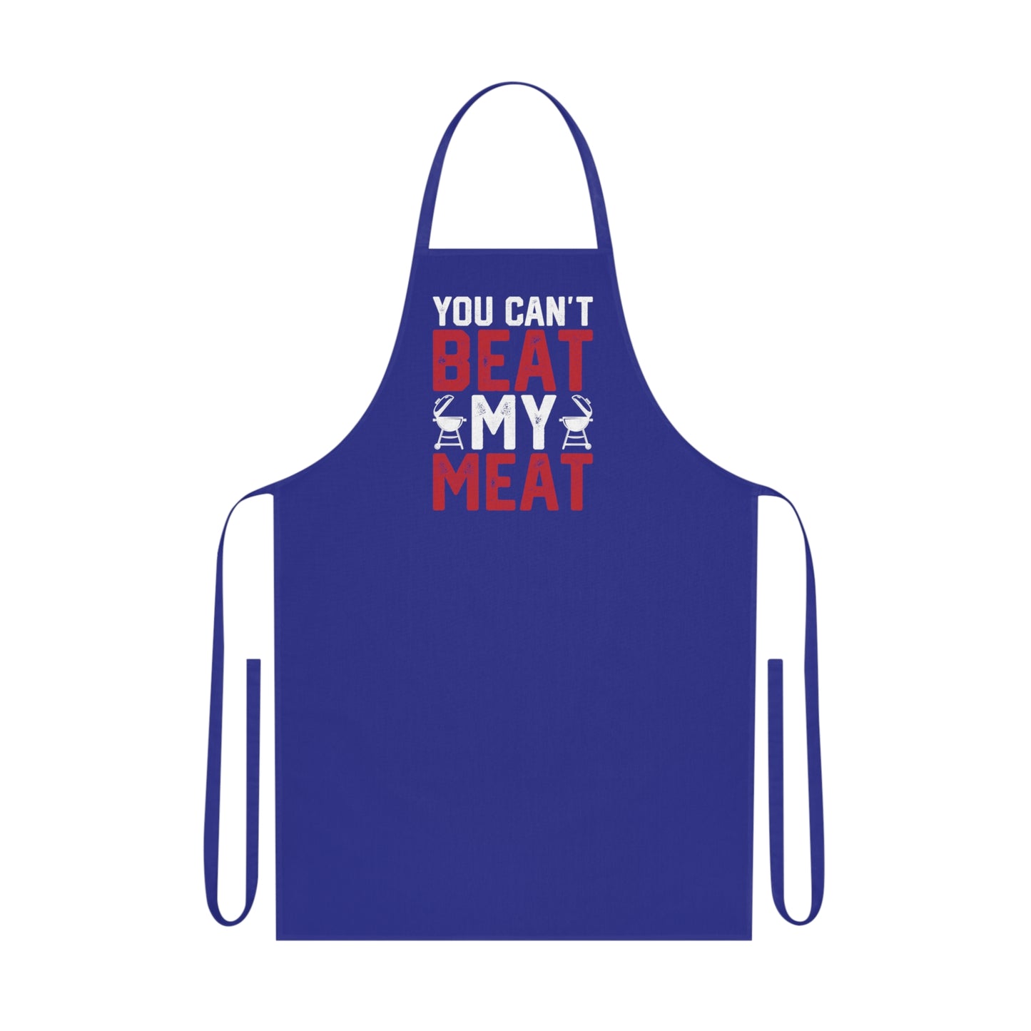 you can't beat my meat bbq apron clothing third colour product image