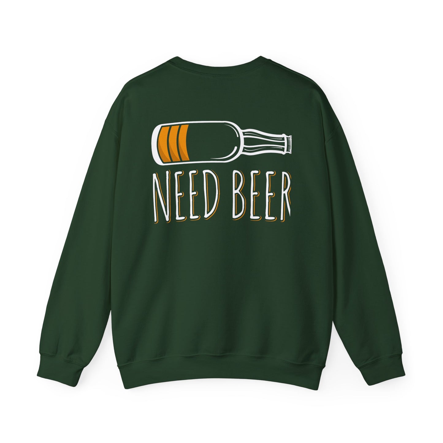 need beer funny beer lover sweatshirt sweatshirt second colour product image