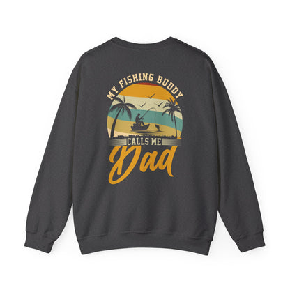 my fishing buddy calls me dad sweatshirt sweatshirt extra product image