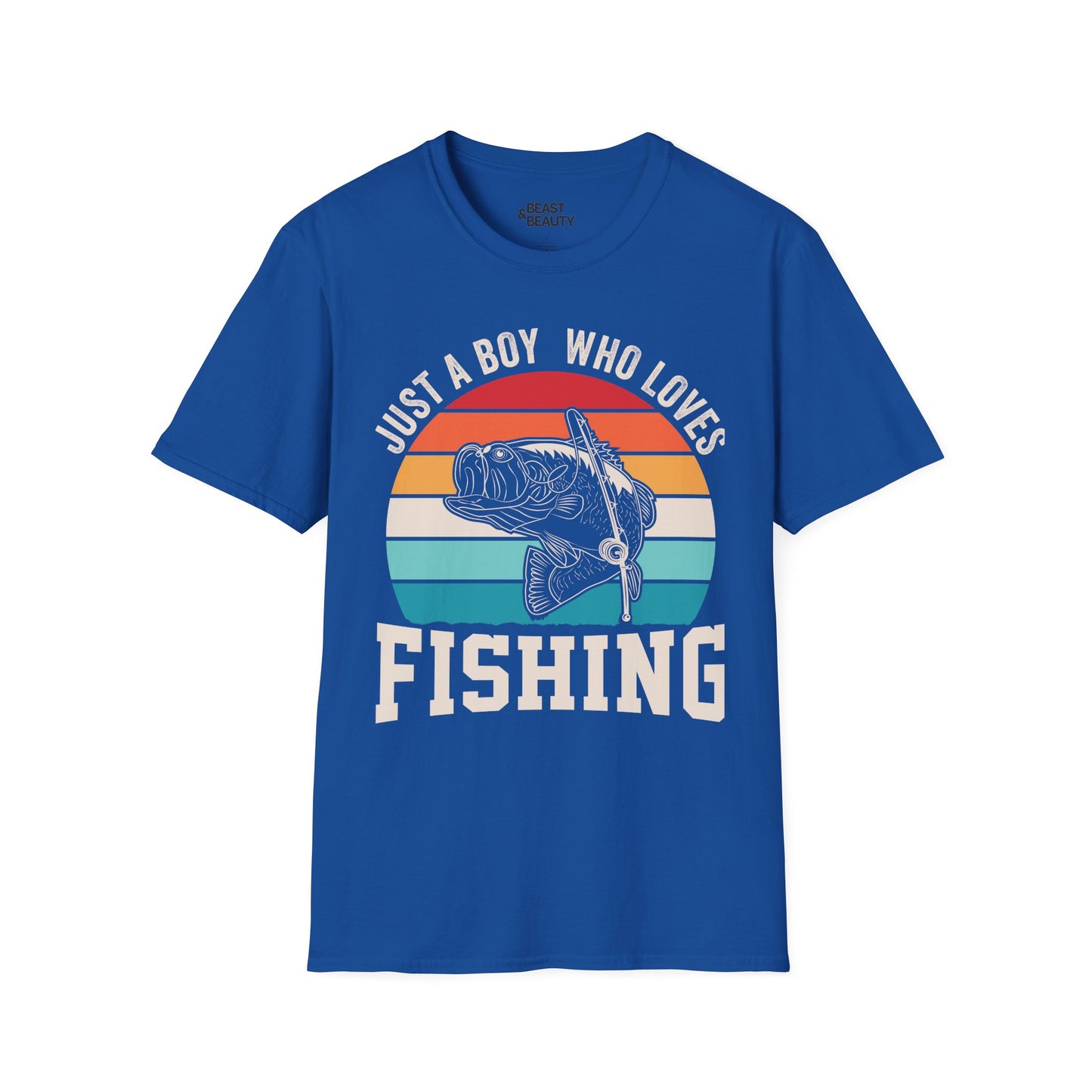 just a boy who loves fishing t-shirt t-shirt fifth colour product image