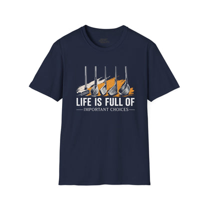 Life Is Full of Important Choices Golf T-Shirt t-shirt product image 5 from Beast and Beauty