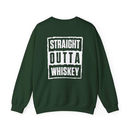 straight outta whiskey sweatshirt sweatshirt front product image