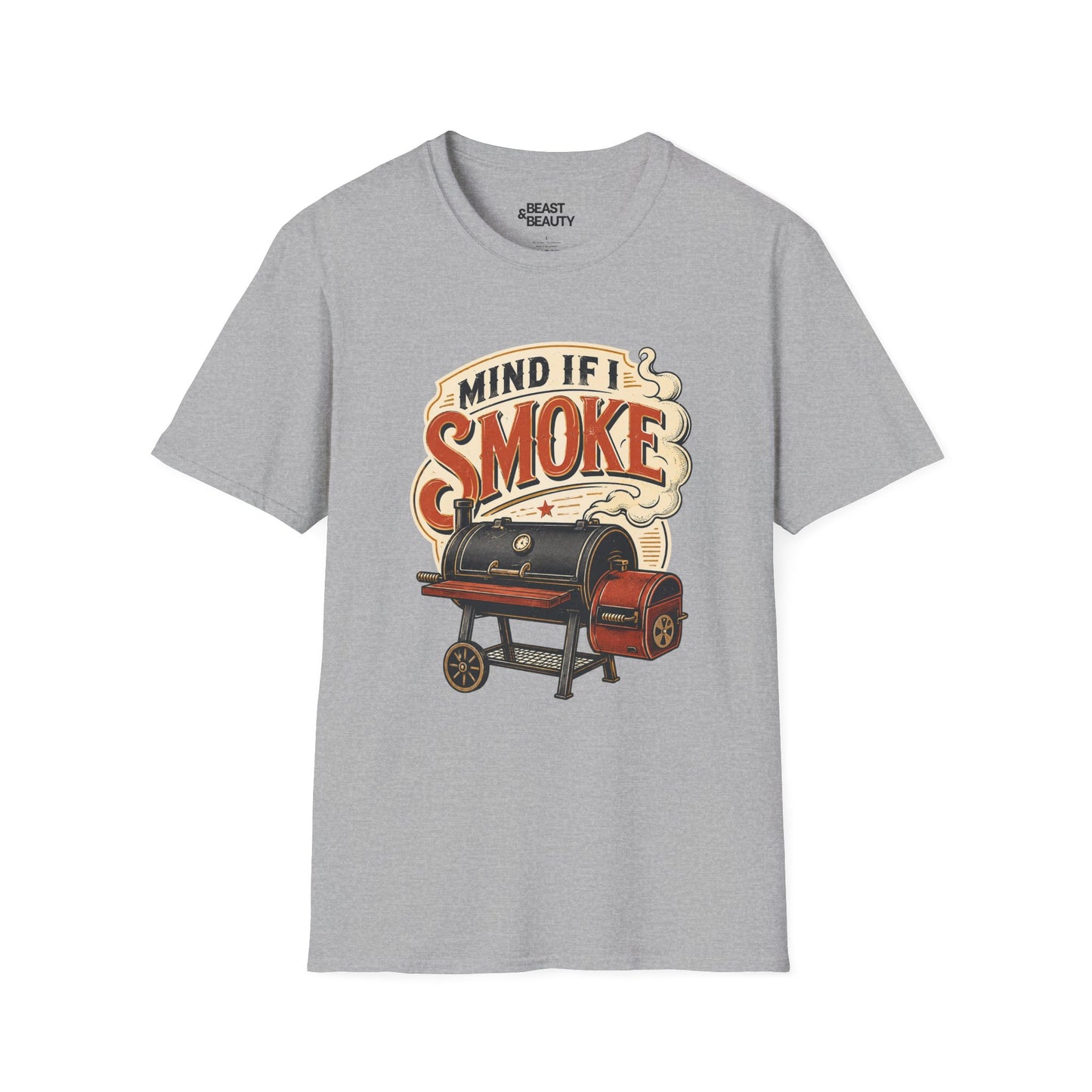 mind if i smoke bbq smoker dad t-shirt t-shirt fifth colour product image