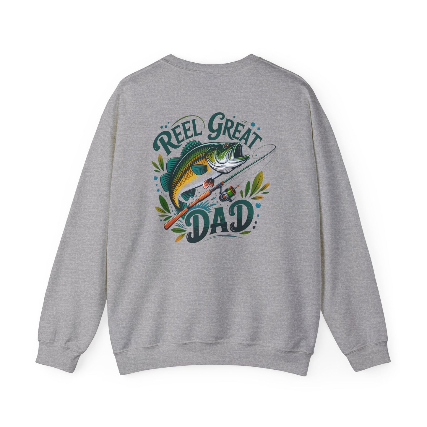 reel great dad fishing sweatshirt sweatshirt second colour product image