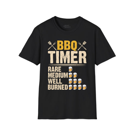 BBQ Timer Funny Grilling Dad T-Shirt t-shirt product image 1 from Beast and Beauty