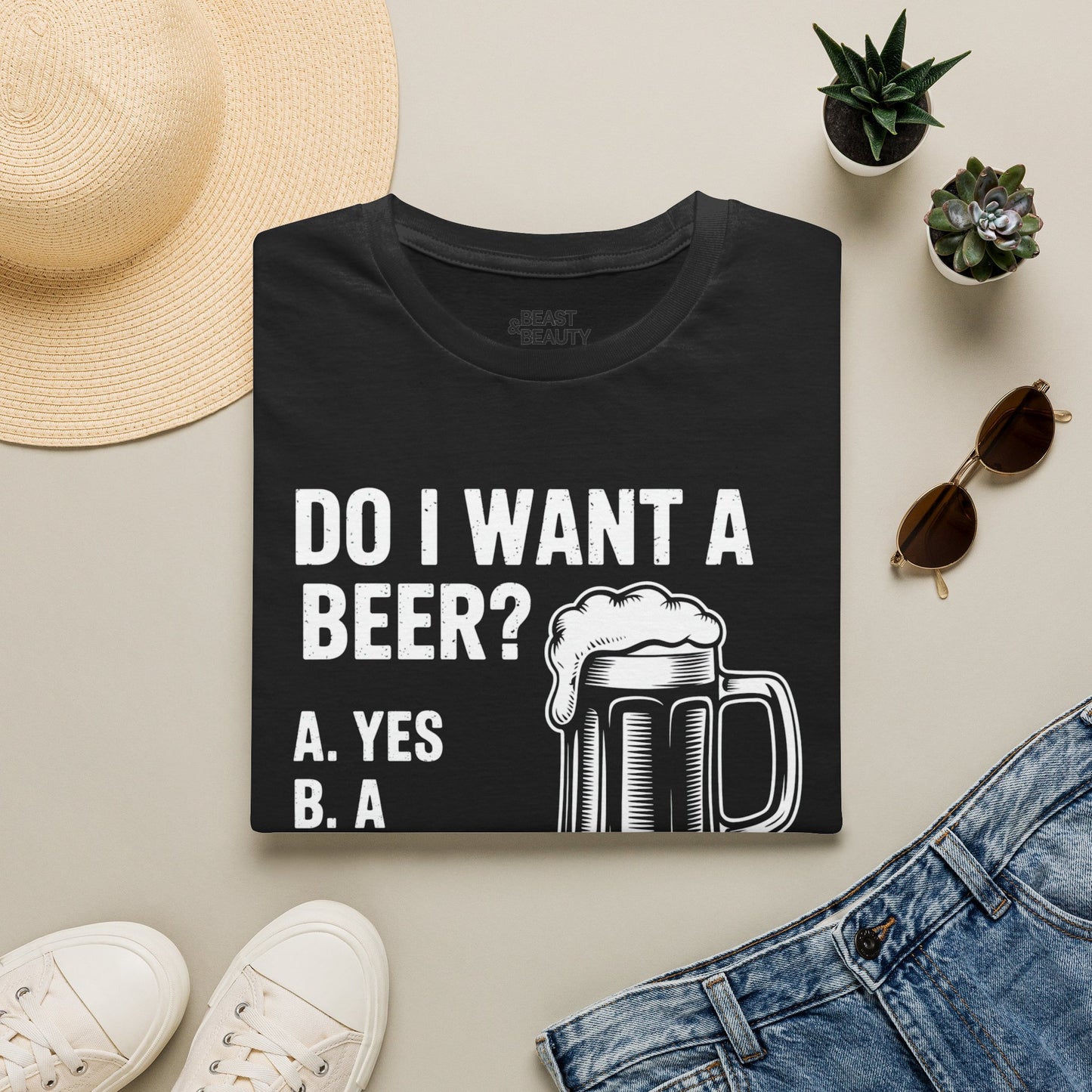 Do I Want a Beer Dad T-Shirt t-shirt product image 6 from Beast and Beauty