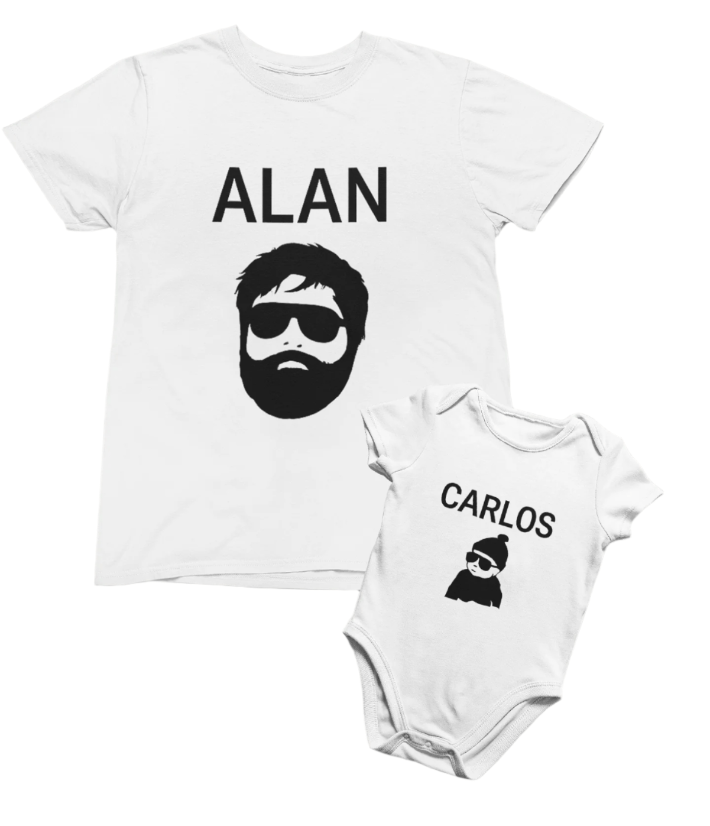 Alan & Carlos Matching Dad and Baby Set matching outfit set product image 1 from Beast and Beauty