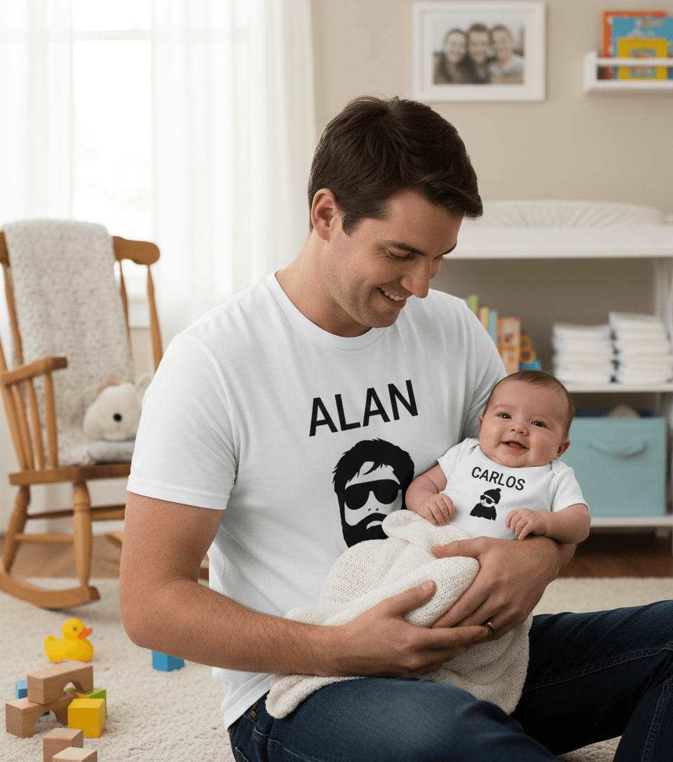 Alan & Carlos Matching Dad and Baby Set matching outfit set product image 2 from Beast and Beauty