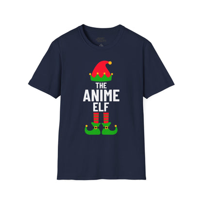 the anime elf christmas t-shirt navy t-shirt Christmas gift idea
