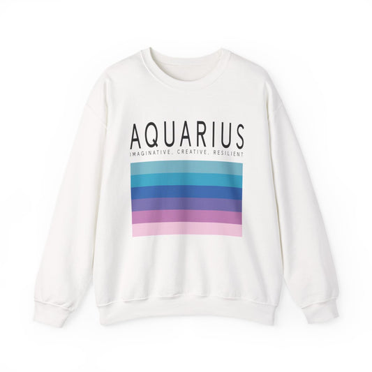 Aquarius Zodiac Sign Sweatshirt - funny sweatshirt by Cheeky Business