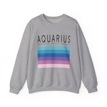 Aquarius Zodiac Sign Sweatshirt - funny sweatshirt by Cheeky Business