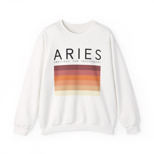 Aries Zodiac Sign Adult Sweatshirt - funny sweatshirt by Cheeky Business