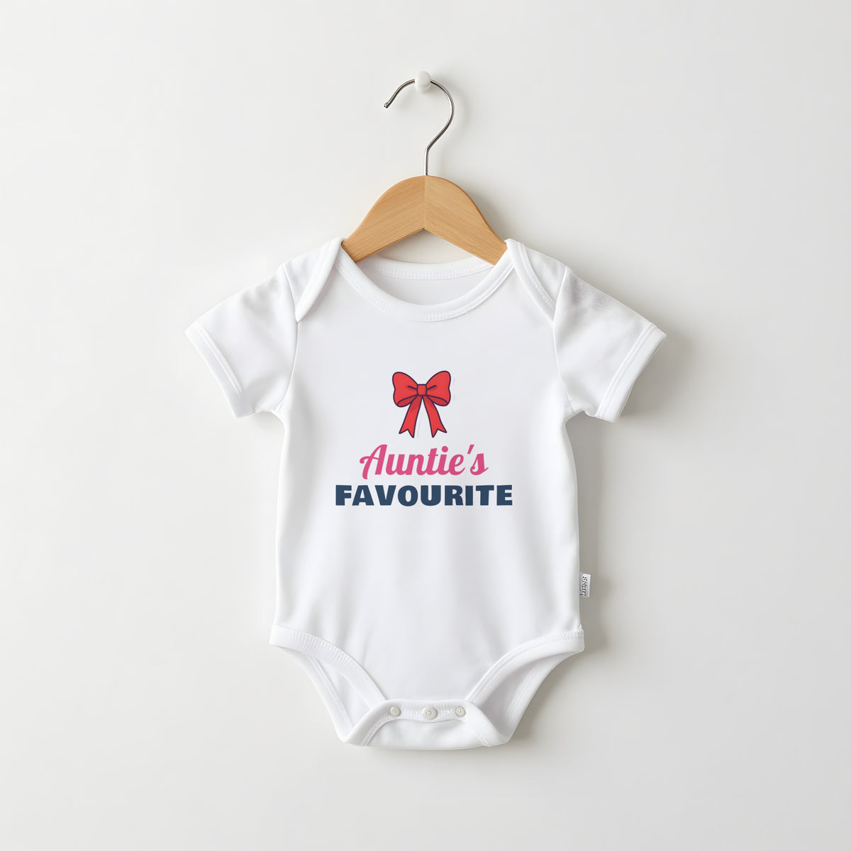 Auntie's Favourite funny baby grow