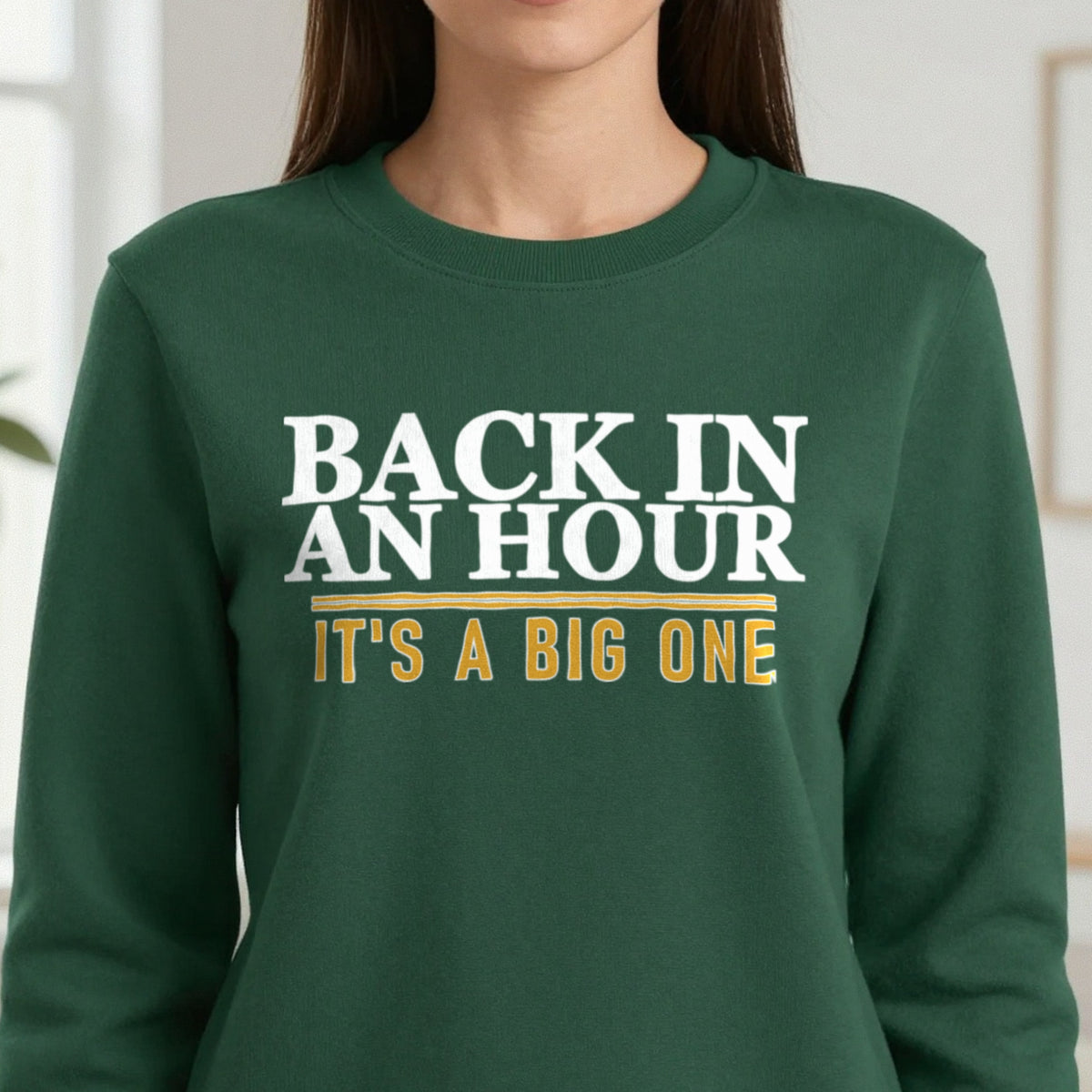 Back In An Hour It's A Big One Funny Cigar T-Shirt & Sweatshirt in another colour
