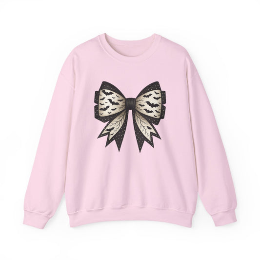 Bat Lace Bow Sweatshirt - funny sweatshirt by Cheeky Business