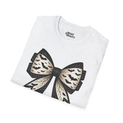 bat lace bow coquette t-shirt Halloween birthday gift for her
