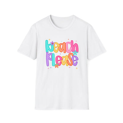 Beach Please T-Shirt - funny t-shirt by Cheeky Business