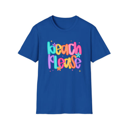 Beach Please T-Shirt - funny t-shirt by Cheeky Business
