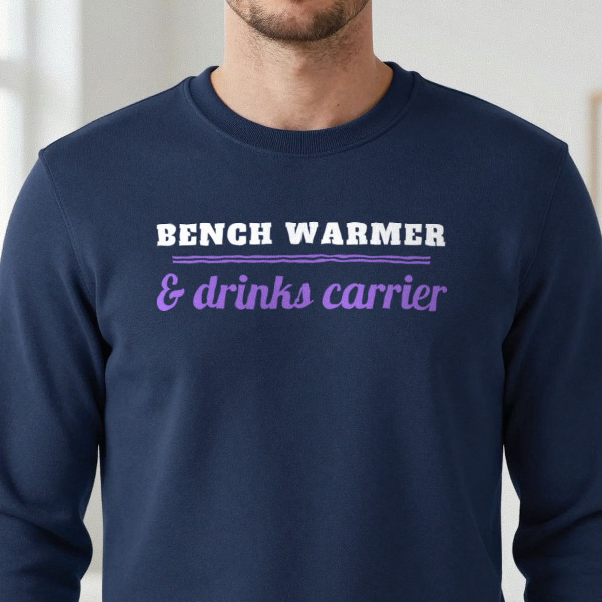 Bench Warmer And Drinks Carrier Funny Rugby T-Shirt & Sweatshirt in another colour