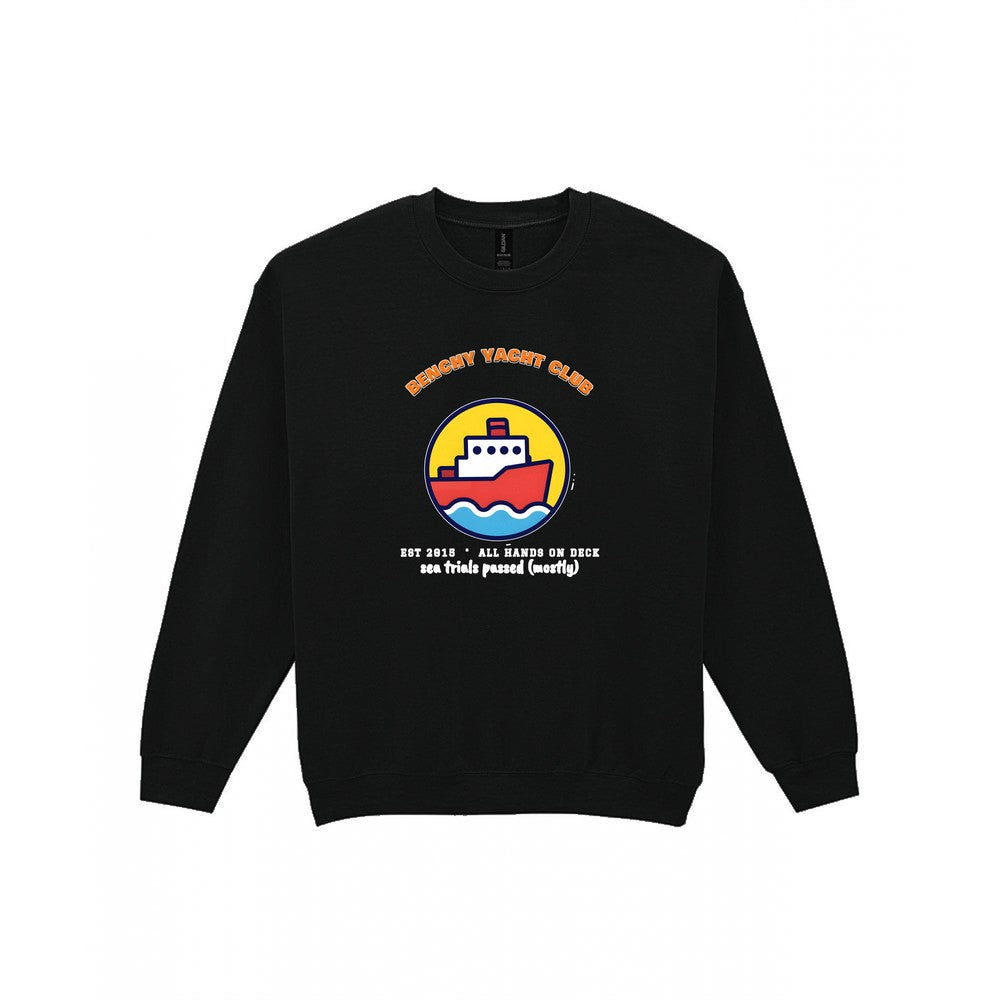 Benchy Yacht Club Funny 3D Printing T-Shirt & Sweatshirt Sweatshirt in Black