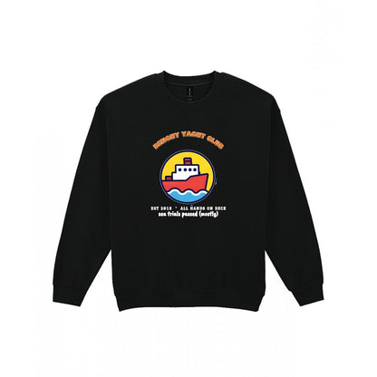 Benchy Yacht Club Funny 3D Printing T-Shirt & Sweatshirt Sweatshirt in Black