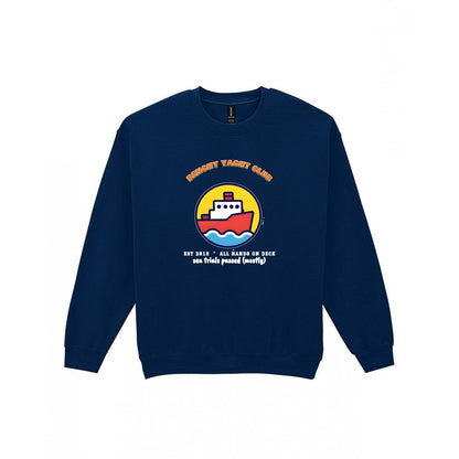 Benchy Yacht Club Funny 3D Printing T-Shirt & Sweatshirt Sweatshirt in Navy