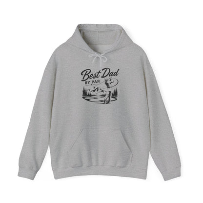 Best Dad By Par Golf Hoodie - funny hoodie by Cheeky Business