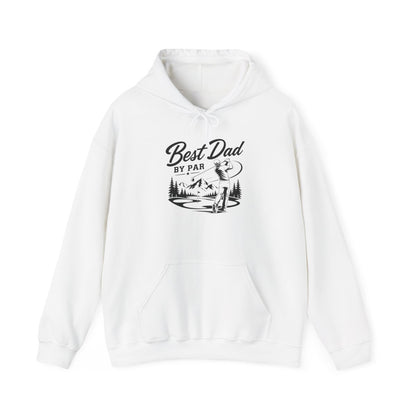 Best Dad By Par Golf Hoodie - funny hoodie by Cheeky Business