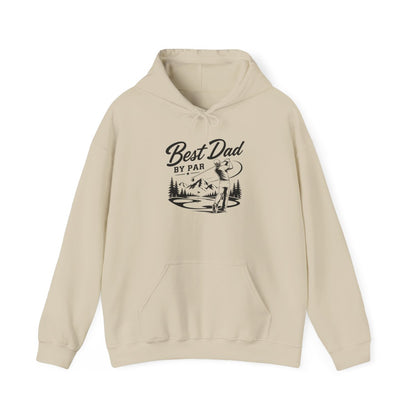 Best Dad By Par Golf Hoodie - funny hoodie by Cheeky Business