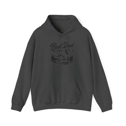 Best Dad By Par Golf Hoodie - funny hoodie by Cheeky Business