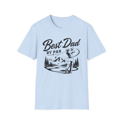 Best Dad By Par Golf T-Shirt - funny t-shirt by Cheeky Business