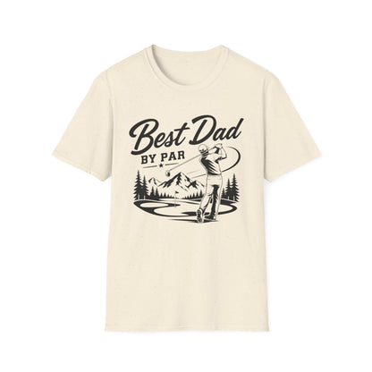 Best Dad By Par Golf T-Shirt - funny t-shirt by Cheeky Business