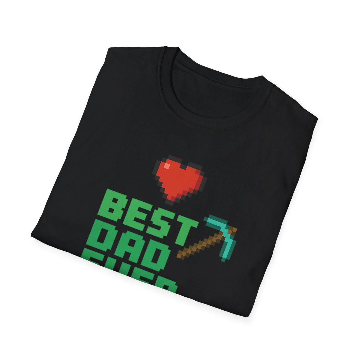 Best Dad Ever According To My Minecraft World T-Shirt - funny t-shirt by Cheeky Business