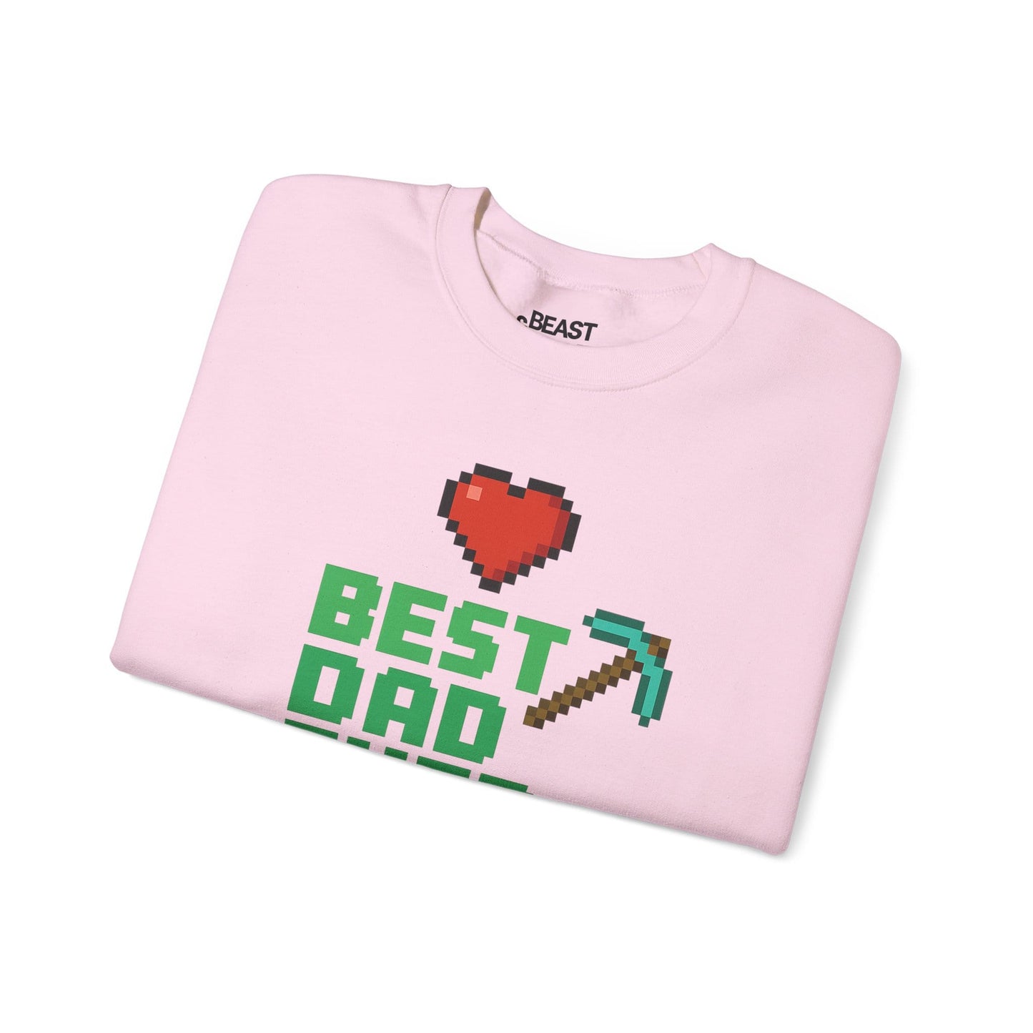Best Dad Ever According To My Minecraft World Sweatshirt sweatshirt product image 6 from Beast and Beauty
