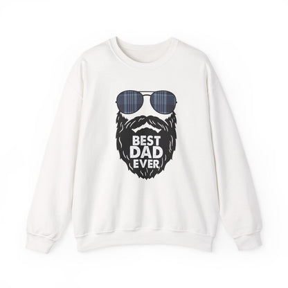 Best Dad Ever Sweatshirt | Funny Bearded Dad Gift | Sizes S-5XL - funny sweatshirt by Cheeky Business