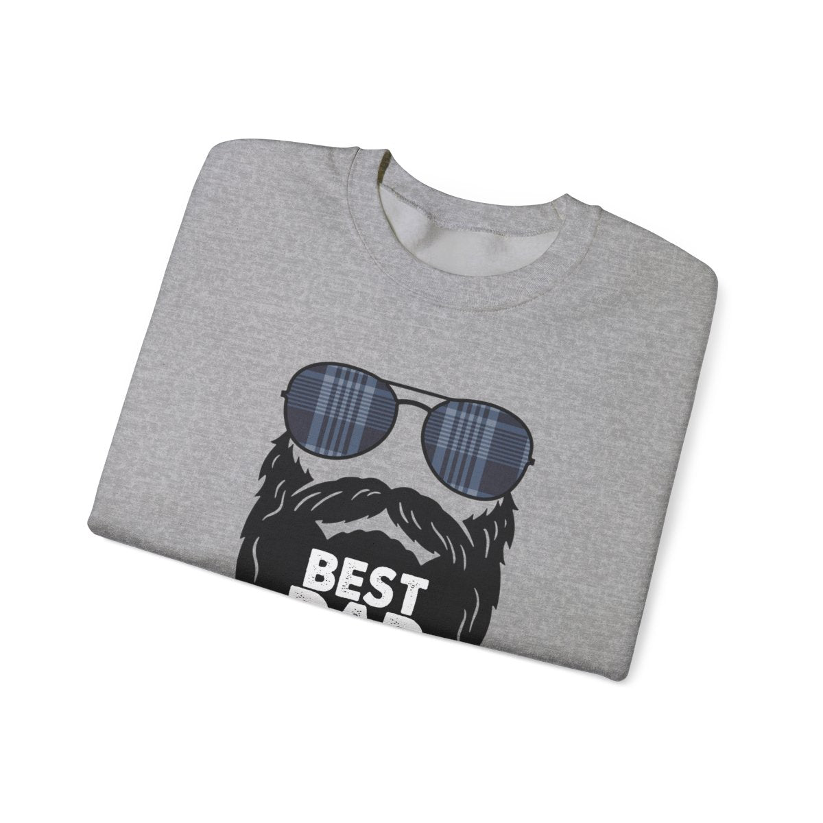 Best Dad Ever Sweatshirt | Funny Bearded Dad Gift | Sizes S-5XL - funny sweatshirt by Cheeky Business