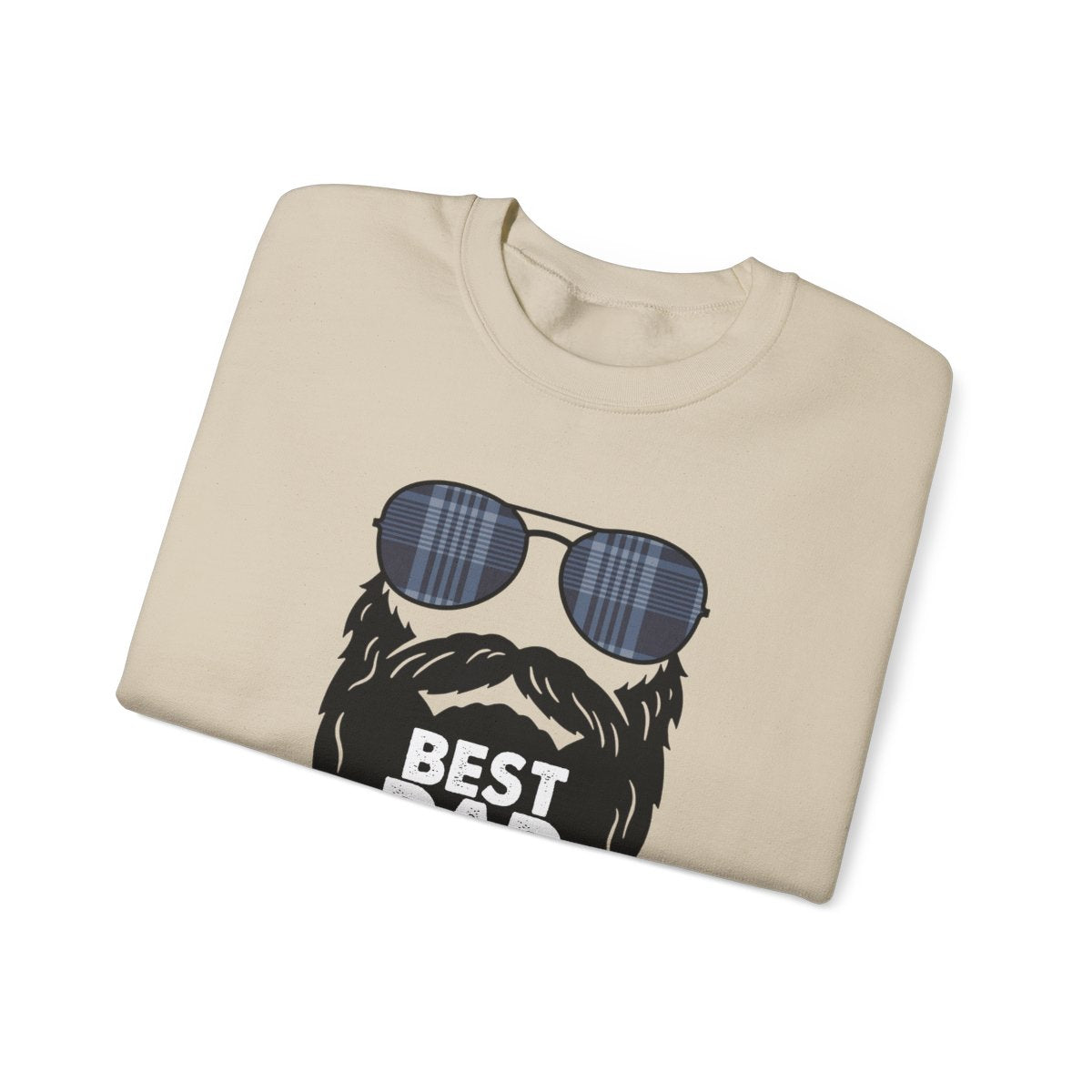 Best Dad Ever Sweatshirt | Funny Bearded Dad Gift | Sizes S-5XL - funny sweatshirt by Cheeky Business