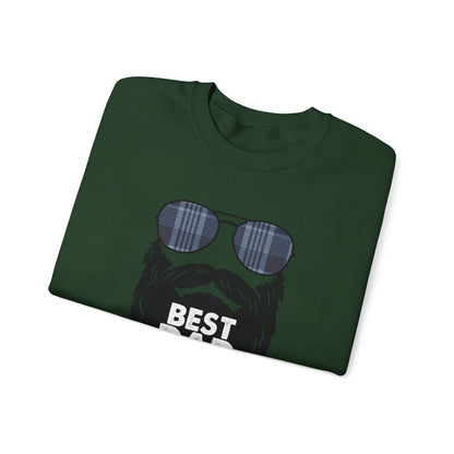 Best Dad Ever Sweatshirt | Funny Bearded Dad Gift | Sizes S-5XL - funny sweatshirt by Cheeky Business
