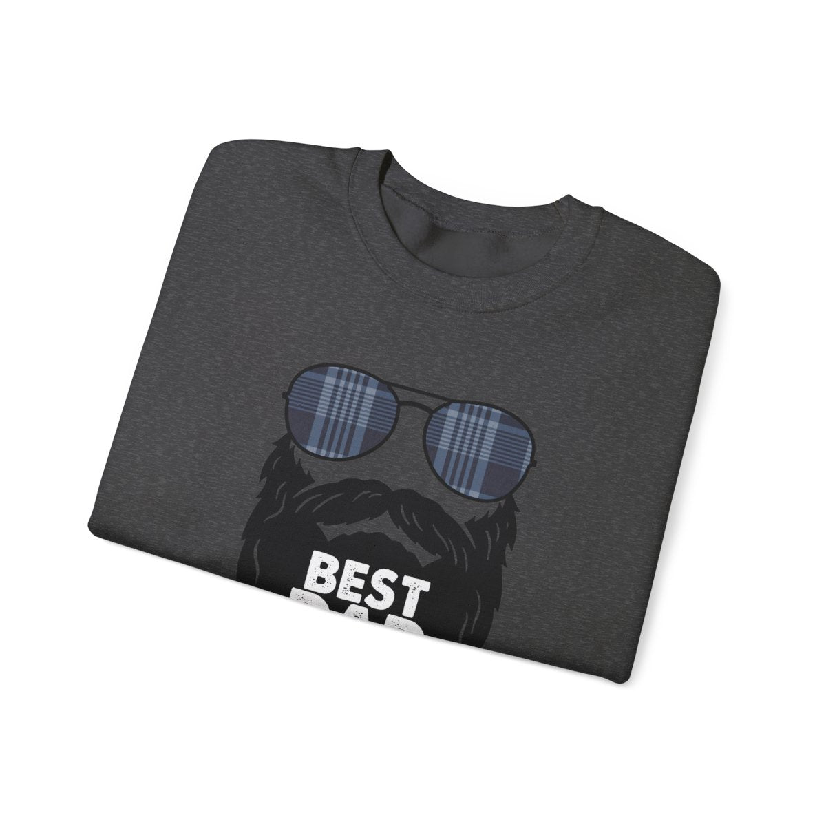Best Dad Ever Sweatshirt | Funny Bearded Dad Gift | Sizes S-5XL - funny sweatshirt by Cheeky Business