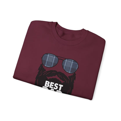 Best Dad Ever Sweatshirt | Funny Bearded Dad Gift | Sizes S-5XL - funny sweatshirt by Cheeky Business