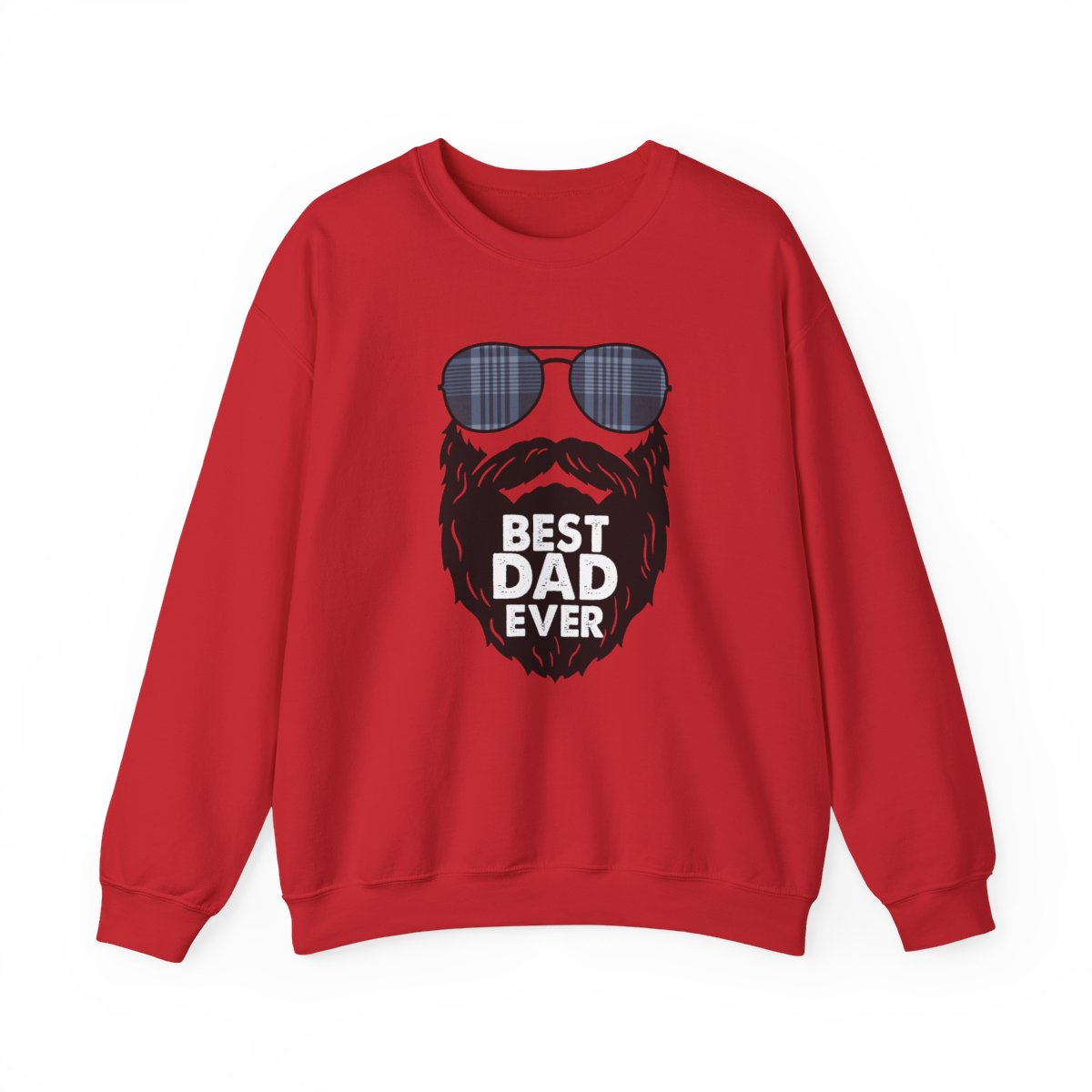 Best Dad Ever Sweatshirt | Funny Bearded Dad Gift | Sizes S-5XL - funny sweatshirt by Cheeky Business