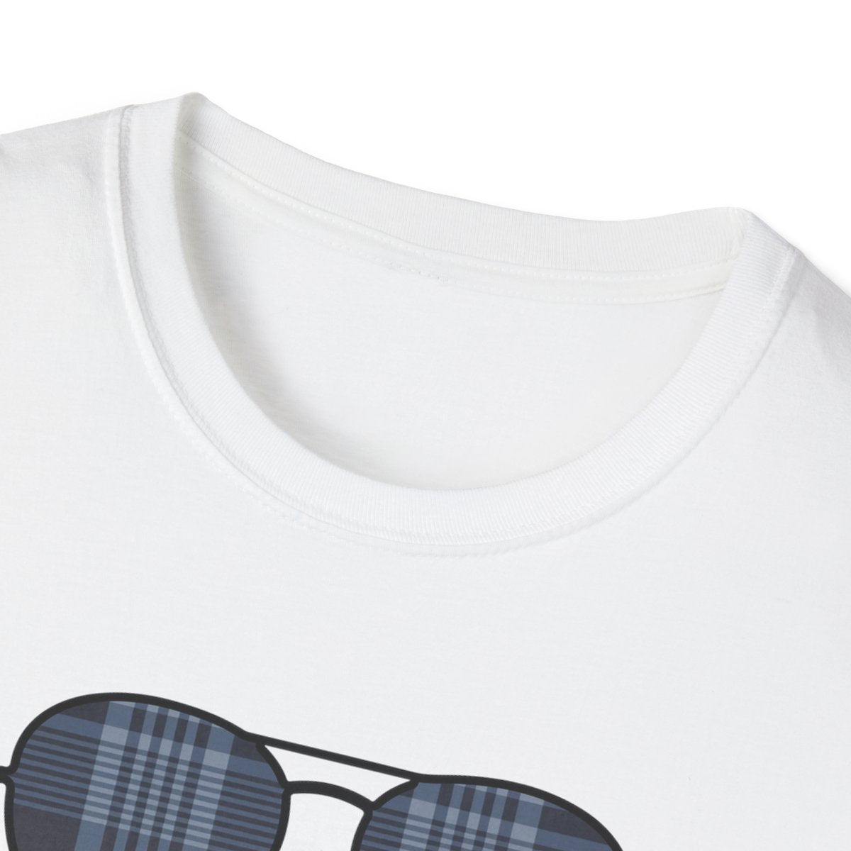 red t-shirt with best dad ever aviators beard print