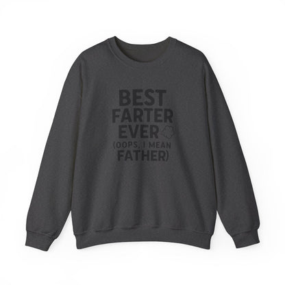 Best Farter Ever Sweatshirt | Funny Dad Gift | Sizes S-5XL - funny sweatshirt by Cheeky Business
