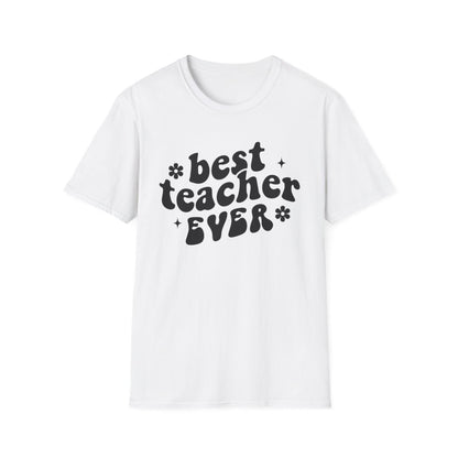 Best Teacher Ever Retro Style T-Shirt - funny t-shirt by Cheeky Business