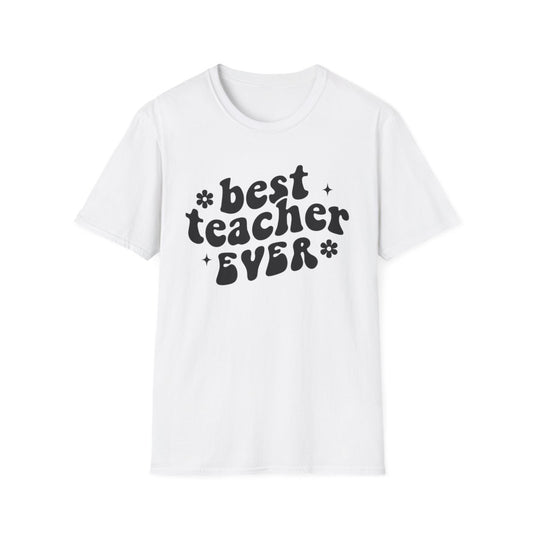 Best Teacher Ever Retro Style T-Shirt - funny t-shirt by Cheeky Business