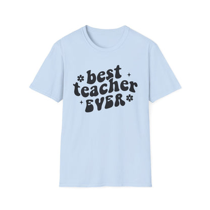 Best Teacher Ever Retro Style T-Shirt - funny t-shirt by Cheeky Business